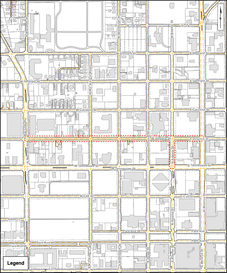 map of the project area