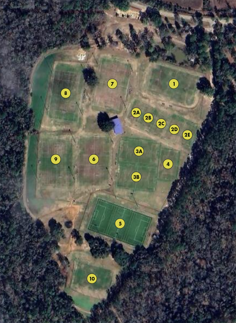 Meadows Soccer Complex Layout