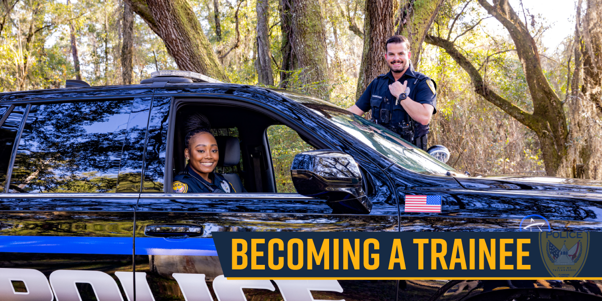 becoming a police officer trainee